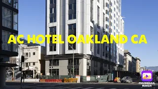 AC Marriott Hotel Room Tour in Downtown Oakland CA *Brand New*