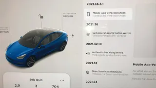 Software Update 2021.36.5.1+5.5 im Tesla Model 3 ☺️ Was bringt sie?🧐 Ladestrom - Einstellung - App 👍