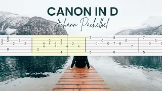 Canon In D - Johann Pachelbel | Fingerstyle Tutorial TAB