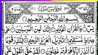 Surah Yasin(Yaseen) | Full With Arabic | Beautiful recitation|یس سورہ 36|00032|edit&00095