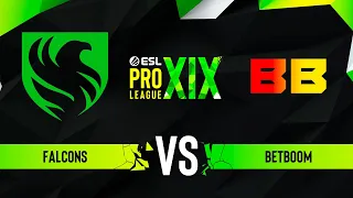 Falcons vs. BetBoom - Map 1 [Overpass] - ESL Pro League Season 19 - Group B