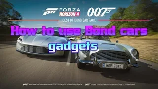 Forza Horizon 4 - How to use James Bond DLC  cars gadgets/ abilities
