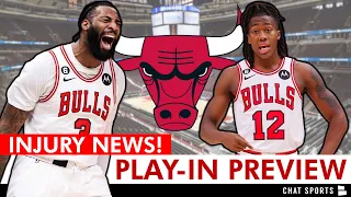 MAJOR Bulls Injury News Ahead Of Hawks Play-In Game Ft. Andre Drummond & Ayo Dosunmu