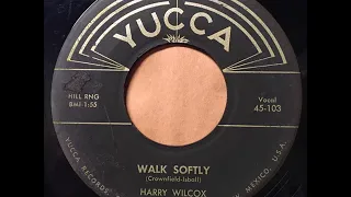 Harry Wilcox "Walk Softly" 1960s Obscure Country 45 RPM Record