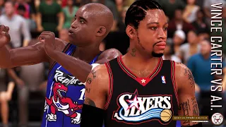 NBA 2K19: Allen Iverson Vs Vince Carter Highlights | Throwback Classic | Xbox Series S