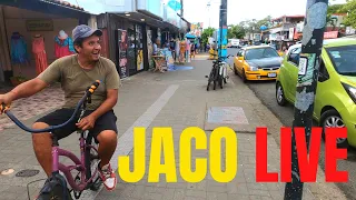 Jaco Beach Costa Rica | Walk Thru Downtown Traffic