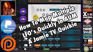 How To Map Multiple LFO’s Quickly In AUM - An iOS Music Quick Tip