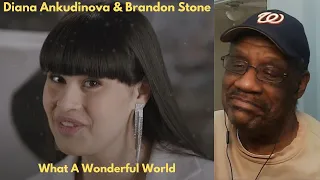 First Time Hearing | Diana Ankudinova & Brandon Stone - What a Wonderful World | Zooty Reactions