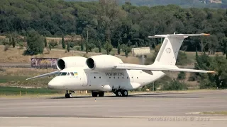 [4K] Motor Sich ANTONOV AN-74 departing from Girona