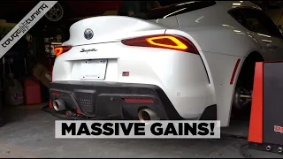 2020 Toyota Supra - CTS Catless Downpipe & Stage 2 Bootmod3 Dyno Results