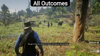 Arthur's Hidden Encounter With The Pinkertons In Chapter 6 (All Outcomes) - RDR2