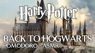 BACK TO HOGWARTS AMBIENCE | Harry Potter Pomodoro ASMR, #BackToHogwarts Dynamic Pomodoro Timer