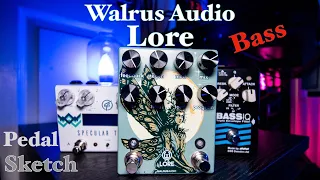 Lore Walrus Audio: Bass - With Specular Tempus GFI System + Bass IQ Auto Wah EBS ~Reverse Sensing~
