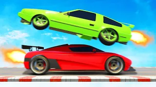 Flying Car Troll in FACE TO FACE! (GTA 5)