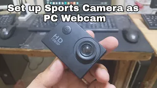 How I Make the Sports Cam as a Computer Webcam
