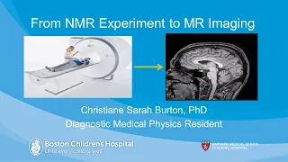 From NMR Experiment to MR Imaging - Part 1 of MR lecture series