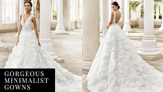 simple, minimalist wedding dresses | Types of wedding dress styles part one #wedding#weddingdresses