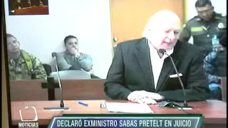 Exministro Sabas Pretelt declaró en el juicio en contra del exgobernador Luis Alfredo Ramos