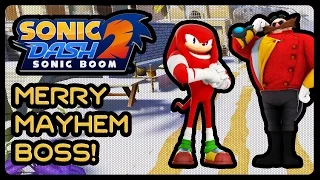 Sonic Dash 2: Sonic Boom - Knuckles VS Merry Mayhem Boss! (WIDESCREEN/1080p/60fps)