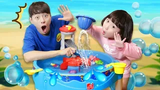 Mashu Having Fun with Paw Patrol Water Table- Mashu ToysReview