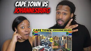 🇿🇦CAPE TOWN VS JOHANNESBURG: Americans React "Which South African City Is Better To Work & Live In?"