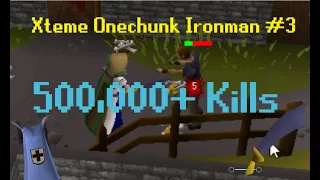 Getting 99 Defence By Slaying 500,000 Men In Lumbridge | xtreme onechunk ironman #3