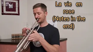 La Vie En Rose (trumpet solo/sheet notes)