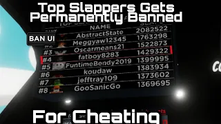 I Banned Two Top Slappers For Exploiting (Took Away 3M Slaps In Total) | Slap Battles