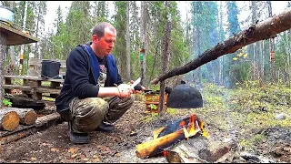 Ловим рыбу на заморных озёрах. Проверка сеток. Жизнь в тайге. Часть 2