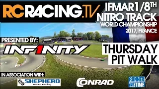 IFMAR 1/8th IC Worlds 2017 - Thursday - Pit Walk - Kurzbuch and Coelho