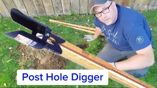 How to Use a Post Hole Digger