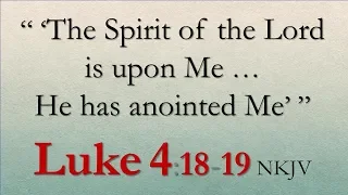 Isaiah 61:1-2 quoted in Luke 4:18-19 - Jesus declares He is the Messiah