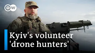 Ukraine: Kyiv's 'drone hunters' defend city against Russia | DW News