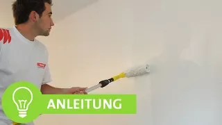 Wand weiß streichen - Decke weiß streichen: Anleitung und Tipps