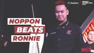 The Dramatic Moment Noppon Saengkham Defeated Hero Ronnie O'Sullivan! | Duelbits World Grand Prix