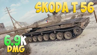 Skoda T 56 - 7 Frags 6.9K Damage - Unshabited! - World Of Tanks