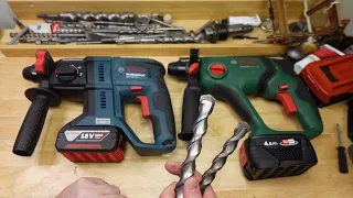 Bosch Blue vs Green: GBH 18V-21 (GBH 180-LI) vs Universal Hammer