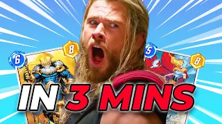 Marvel SNAP Thor in 3 minutes...