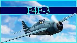 War Thunder Simulator: Good actions in the F4F-3 Wildcat!