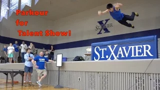 BACKFLIP FAIL... Parkour/Freerunning for School Talent Show (2017)