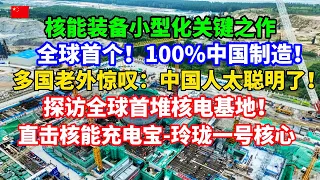 全球首个！中国制造！多国老外惊叹：中国人太聪明了！核能装备小型化关键之作！探访全球首堆核电基地“玲龙一号”The world's first modular small nuclear reactor