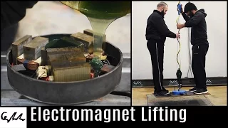 Project 054 | Electromagnet from microwave transformers