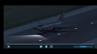 AIRBUS A320 long distance view perfect landing at ORD chicago - Airline Commander