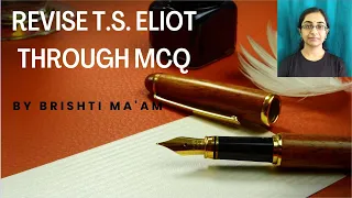 MCQ ON T.S. ELIOT for #nta net, #gate , #set, #tgt  #pgt exam