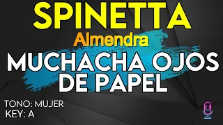 Spinetta (Almendra) - Muchacha Ojos De Papel  (La Voz Argentina) - Karaoke Instrumental - Mujer