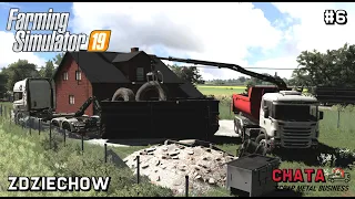 Cleaning BIG scrap from the yard | Scrap business on Zdziechów | Farming Simulator 19 | Episode 6