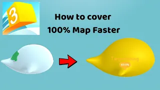 How to Cover 100% Map Faster - Paper.io 3D