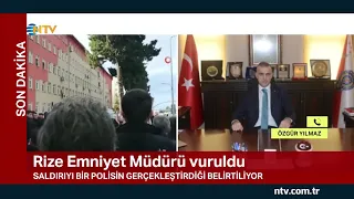 Rize Emniyet Müdürü silahlı saldırıda ağır yaralandı ... (Saldırgan polis memuru)