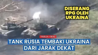 Aksi Tempur Antar Tank Rusia dan Ukraina di Kremennaya, VIRAL!!