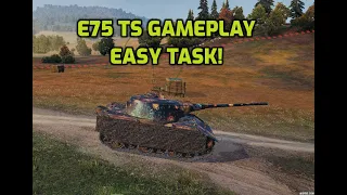 [WOT] E75 TS grinding silvers on Siegfried Line - Gameplay